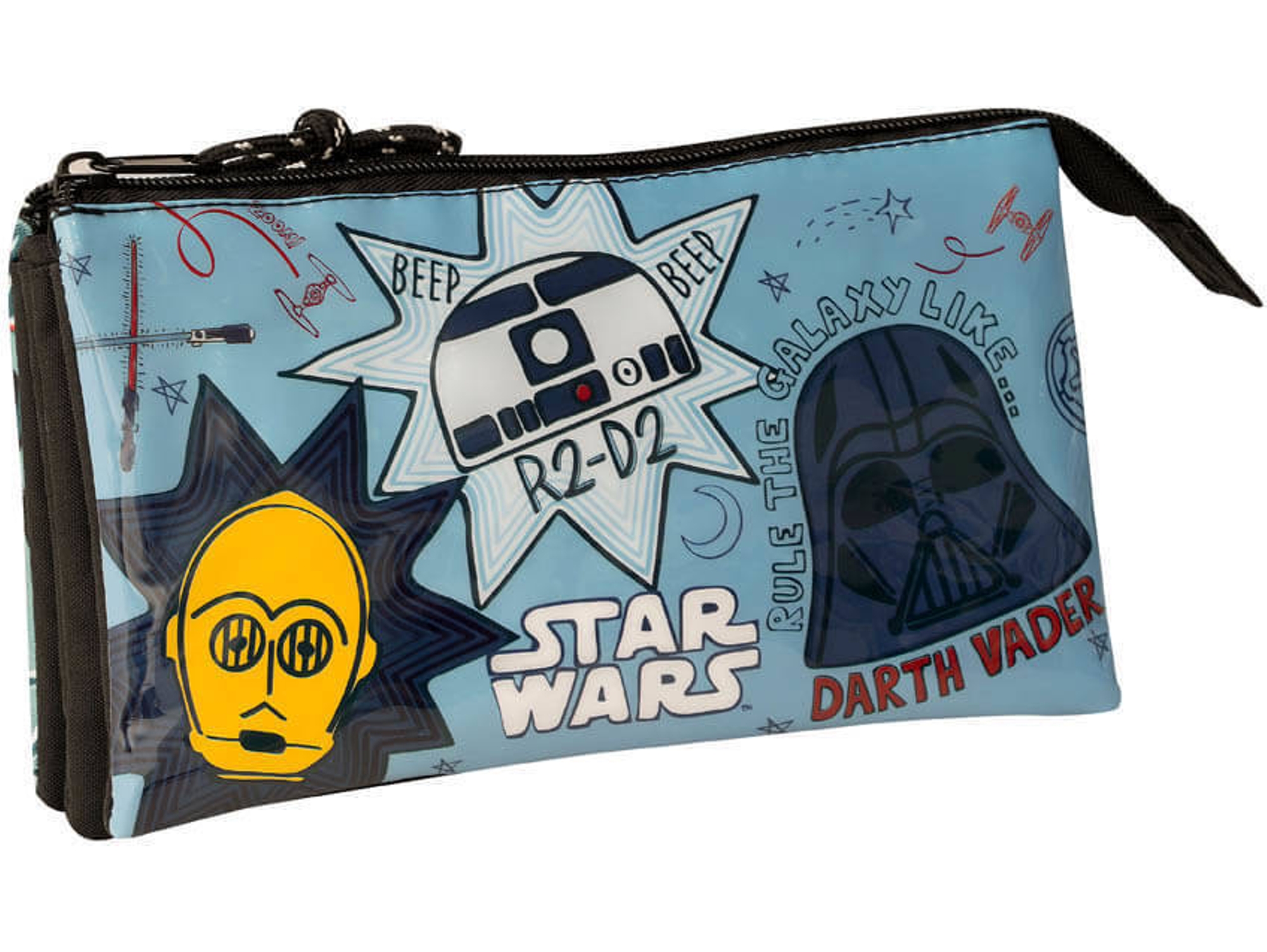Estuche STAR WARS Triple (22x12x3cm)
