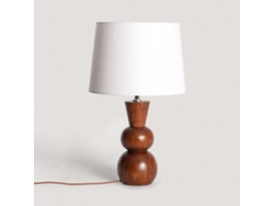 LEDKIA Lámpara de Mesa Madera Vinda ILUZZIA Natural