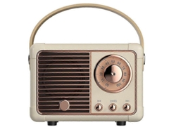 Reproductor de música Bluetooth retro clásico con sonido estéreo y altavoces portátiles Chaberlu