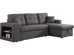 Sofá esquinero convertible/reversible  "Axel" - Gris
