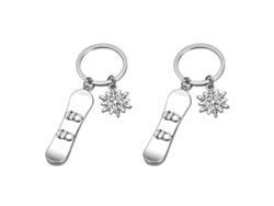 Llavero De Esquí Y Patines Para Juegos De Invierno, Regalo, Recuerdo, Múltiples Usos.