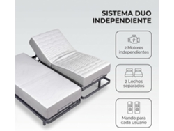 Cama Articulada Eléctrica Matrimonio 2 Lechos Häusbed 150x200 Cm