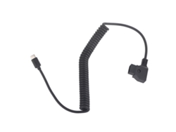 Cable De Alimentación Flexible Usb C A D Tap Bobinado Para Batería V Mount