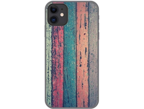 Carcasa iPhone 11 (6.1) TUMUNDOSMARTPHONE Madera 10 Multicolor