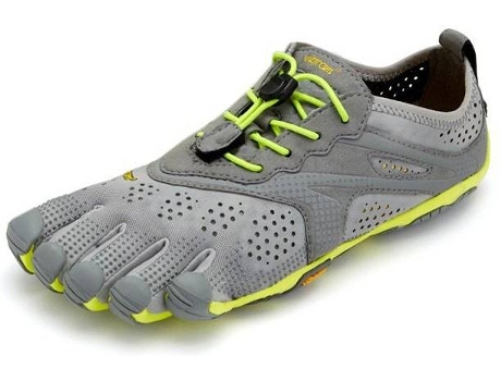 Zapato para Mujer VIBRAM FIVEFINGERS Trail Running V-run Gris para Montaña (EU 39)