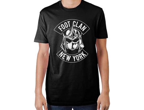 Camiseta ROCKINSTONE de las Tortugas Ninja mutantes adolescentes de Nueva York de Foot Clan (S)
