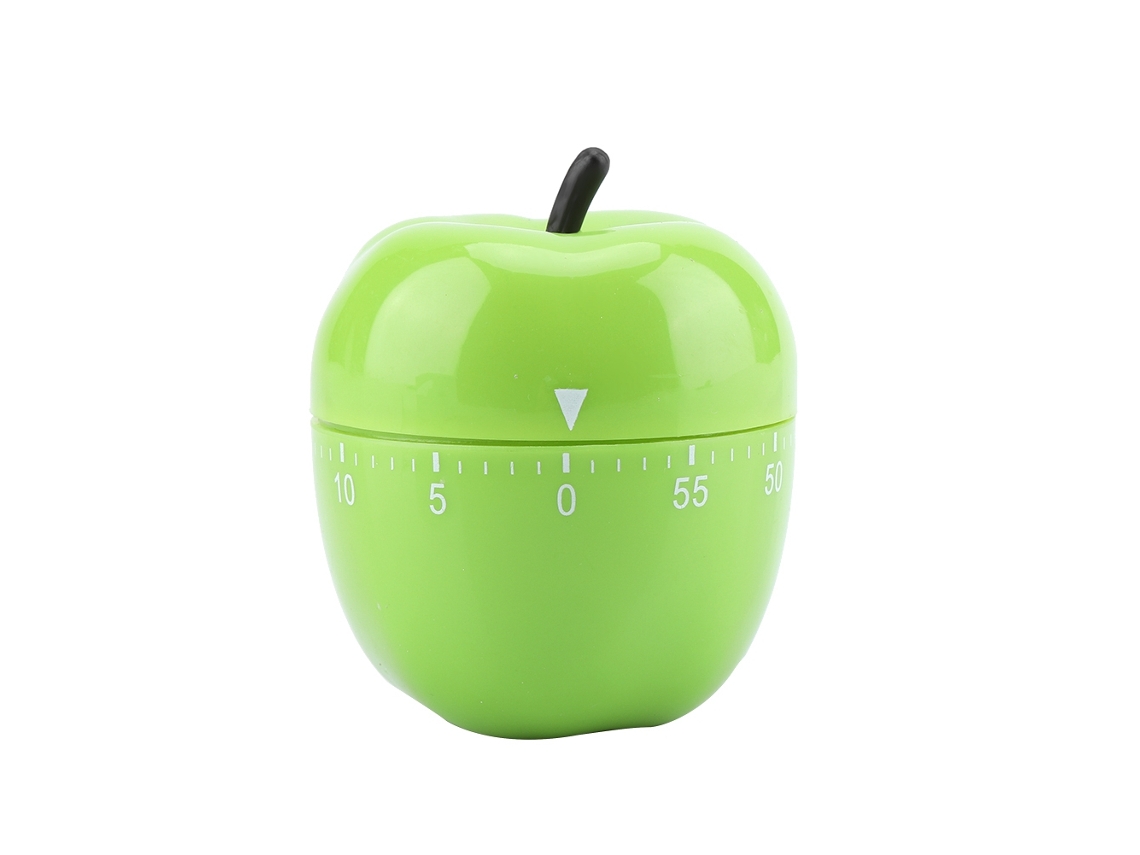 Temporizador mecánico de cuerda, temporizador de cocina compacto, modelado creativo, base estable, no tóxico, inodoro, duradero, para