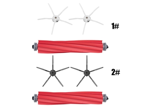 Para Xiaomi Roborock S7 Series, S7 S7Plus T7S T7Plus T7Splus aspiradora Cepillo Lateral de silicona cepillo de rodillo principal de goma desmontable
