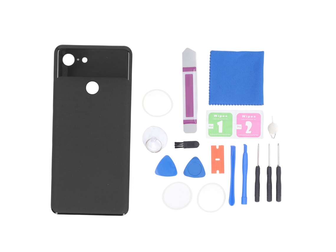 Cubierta Trasera De Cristal Para Google Pixel 3 De 5,5 Pulgadas Con Cinta Adhesiva Preinstalada Y Kit De Reparación.