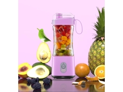 Licuadora Portátil Para Batidos Y Batidos, Exprimidor De Frutas Personal Para Viajes, Recargable Por Usb De 4000 Mah CHRUI Púrpura