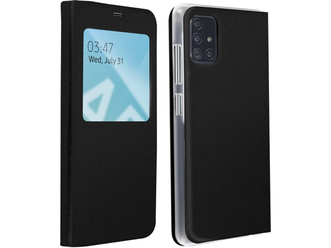 Funda Samsung Galaxy A51 AVIZAR Ventana Negro