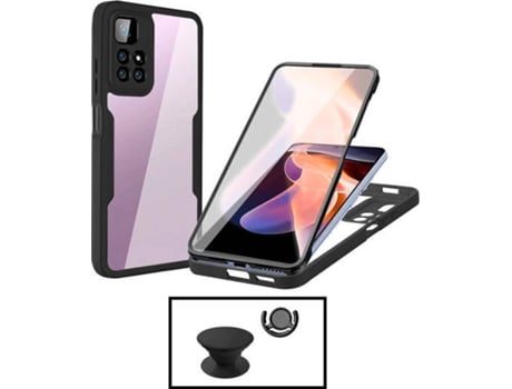 Kit Carcasa Anti-Crash Xiaomi 11i PHONECARE Negro
