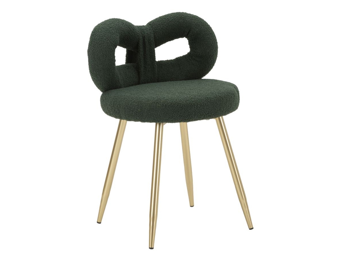 Silla Bow 2, MDF, Verde, 40x40x67 cm, Epikasa