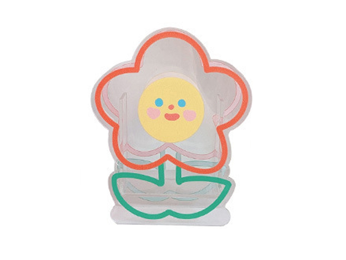 Bonito Portalápices De Acrílico Transparente Con Diseño De Dibujos Animados Para Guardar Brochas De Maquillaje Y Otros Objetos En El Escritorio.