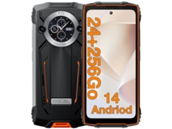 Smartphone OSCAL Pilot2 Robusto 256Gb 6 5 120Hz 50Mp 8800Mah Celular Ip68 Nfc Gps Dual Sim Naranja