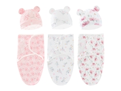 Conjunto De Saco De Dormir Para Bebé, 3 Piezas, Suave Y Cómodo Con Capucha, Apto Para Recién Nacidos De 0 A 6 Meses Czhhmart
