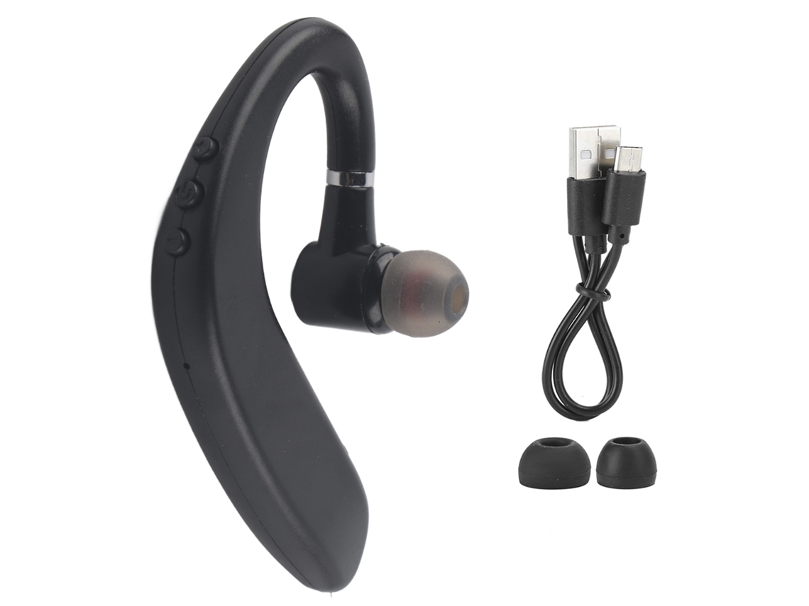 Auriculares Bluetooth Estéreo Inalámbricos Con Gancho Para La Oreja, Diseño Circumaural Para Negocios Y Conducción.