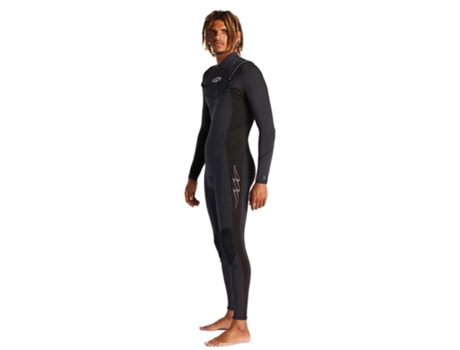 Terno de Neoprene Manga Longa com Zíper no Peito 403 Absolute 3 Mm Preto Mbillabong