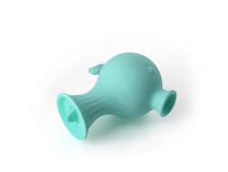 Vibrador de succión para lamer la lengua 2 en 1 con 7 modos para mujeres (azul) YIZHOOD