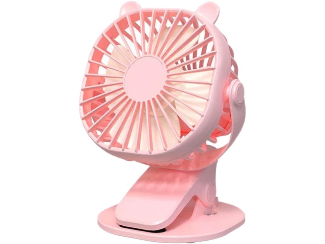 Ventilador Portátil Con Clip Ventilador Recargable De Tres Velocidades Ajustables Multifuncional Material: