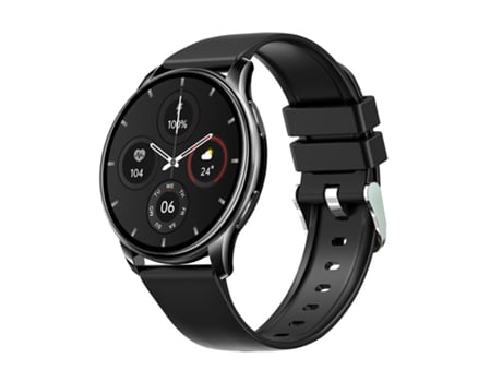 Smart Watch, 1,32 pulgadas, resistente al agua IP67, negro BISBISOUS