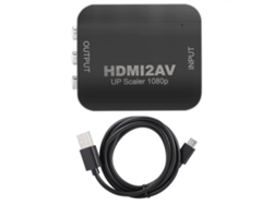 Adaptador Conversor Hdmi Para Av Acasis Transmissão Hd 1080p Compatível Com Tv Antiga