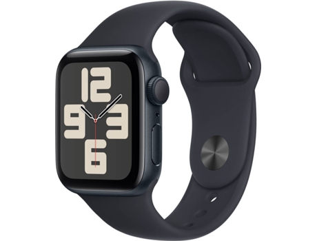 APPLE Watch SE GPS 40 mm Medianoche con Correa Deportiva Medianoche (Talla: S/M)