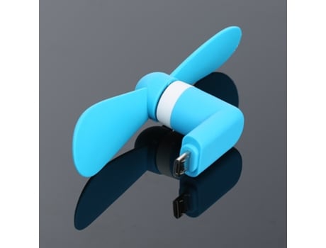 Mini ventilador de viento para teléfono, computadora de escritorio y computadora portátil[Azul]