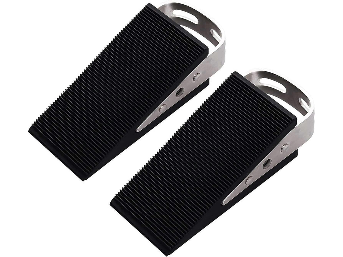 2 Paquetes De Calzos De Puerta De Goma Premium Resistente, Anti-rasguño, Anti-deslizante Para Hogar, Oficina Y Mall