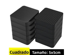 (12 Piezas Cuadradas) Adhesivos Antideslizantes De Doble Cara Con Cierres De Velcro Autoadhesivos Para Sofás Y Accesorios Del Hogar.