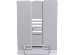 Soporte De Lectura Metálico Ajustable Para Tablet Y Libro, Ligero Y Multifuncional.