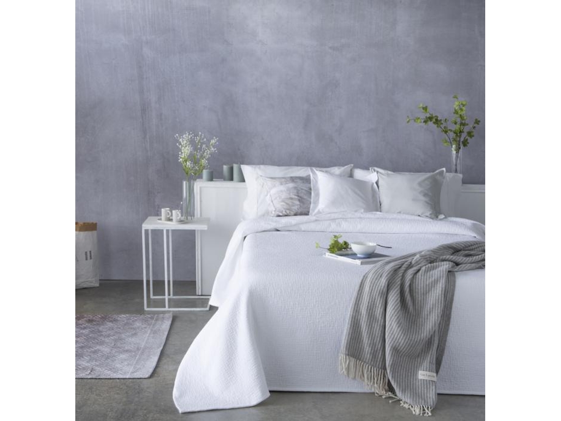 Colcha GUY LAROCHE Terre (Marrón - 180 x 270 cm - 50% algodón, 50% poliéster)