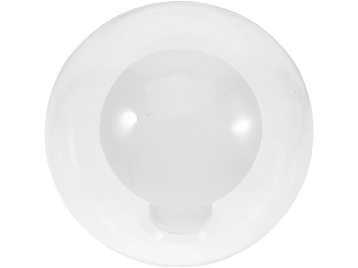 Portalámparas De Techo Redondo De Cristal Transparente Compatible Con Enchufes.