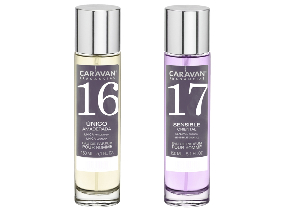 Set de 2 Perfumes CARAVAN para Hombre Nº17 y Nº16