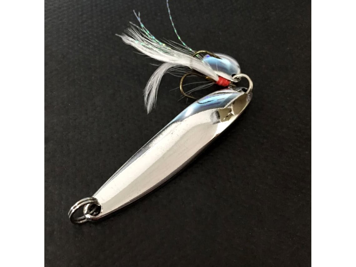 2026rebe-lixada 4pcs Señuelos De Metal Duros Con Cascabel, Lentejuelas Y Anzuelo Triple 5/7/10/13g Para Pesca
