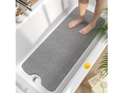 Alfombrilla Antideslizante Para Baño, 100 X 40 Cm. Es Más Larga Que Una Alfombrilla De Baño/ducha Estándar, Se Seca Rápidamente, Es Muy Dura
