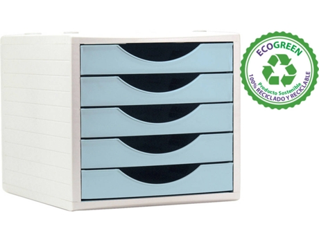 Archivo ARCHIVO 2000 5 cajones de material reciclado Ecogreen 2000