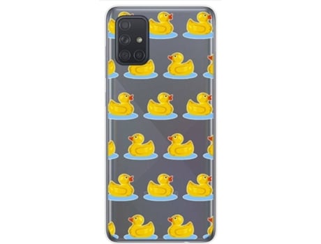 Carcasa Samsung Galaxy A71 TUMUNDOSMARTPHONE Dibujos Transparente Multicolor