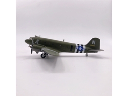 Modelo de avión de transporte C47 Skytrain de metal fundido a presión a escala 1:100 MDUG