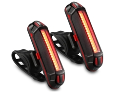 Luz Trasera Bicicleta Ipx6 Mtb/casco Negra Yizhood