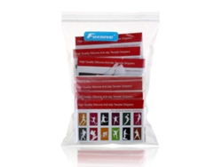 Rosewell - 20 pares de ganchos antideslizantes de silicona transparente para gafas