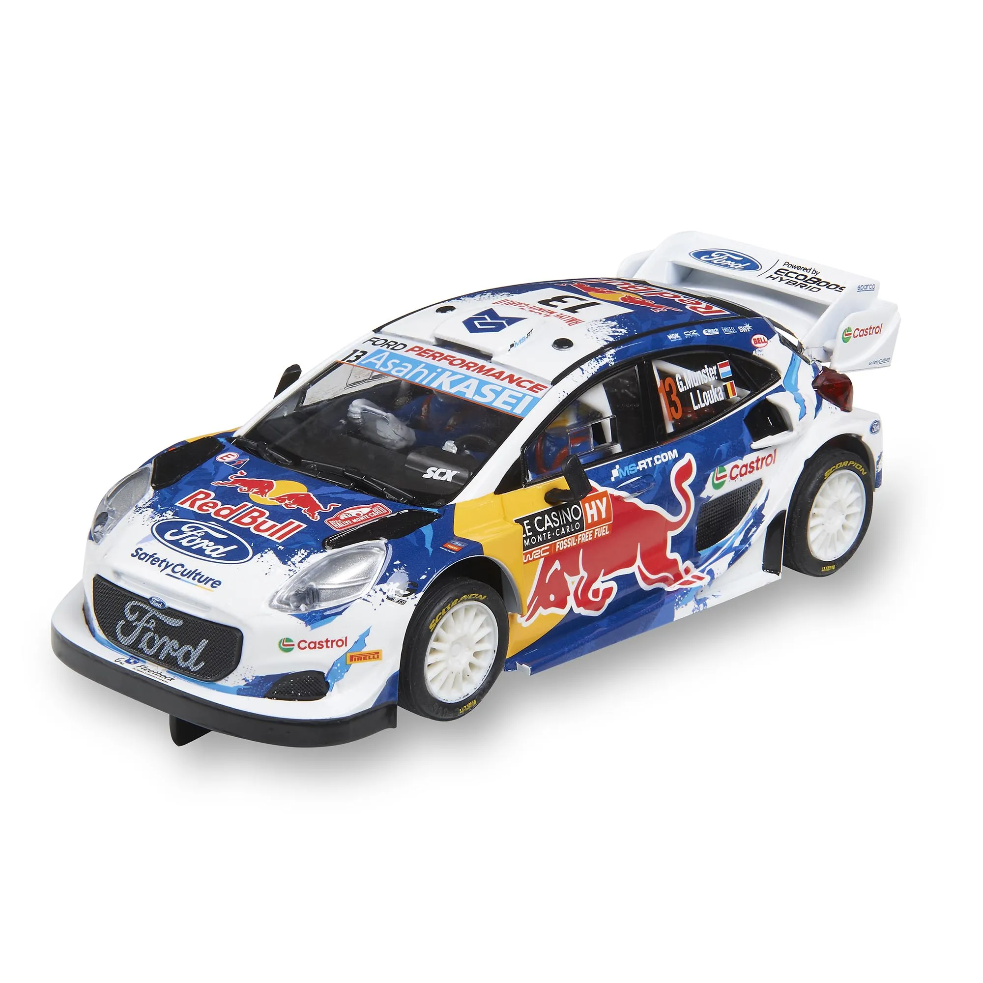 Ford Puma Wrc Montecarlo 24 Gama Advance a escala 1:32, Slot Car para Circuito, para niños a partir de 8 años, Scalextric