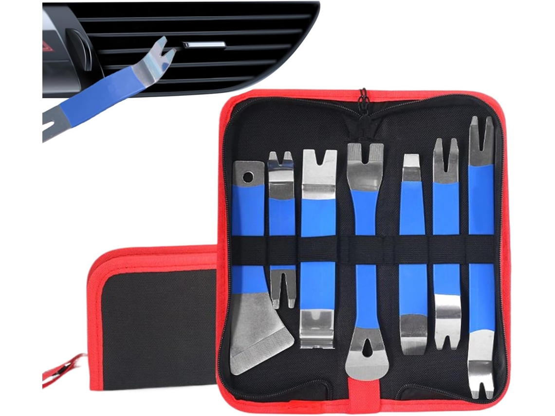 Kit Para Remoção De Acabamentos Automotivos - Ferramenta Para Remover Presilhas E Painéis De Portas De Carros.