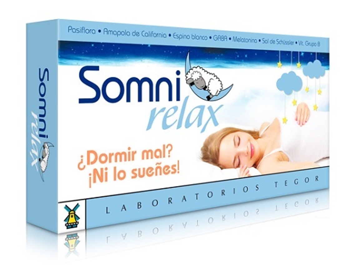 Complemento Alimentar TEGOR SPORT Somnirelax 40 Cápsulas