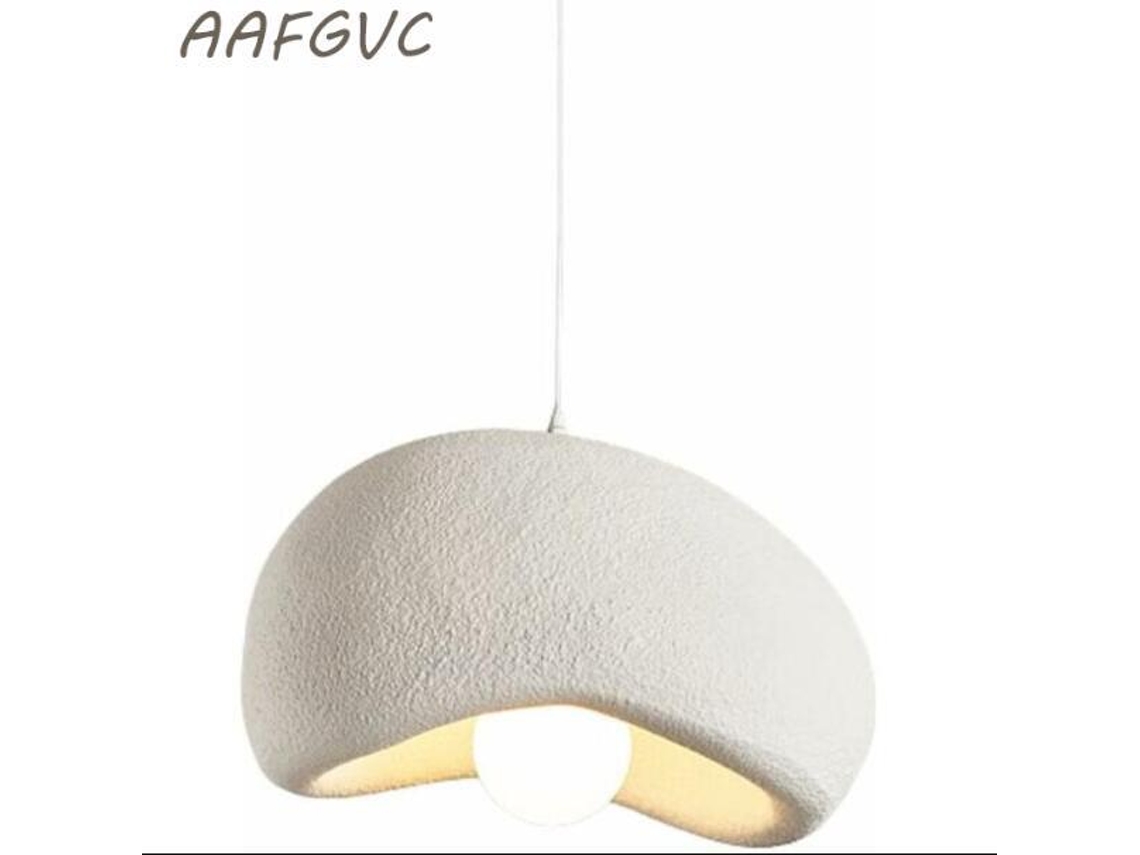 Lámpara Colgante Moderna Para Comedor, Isla De Cocina, Pasillo O Restaurante – Bombilla Suspendida Con Base E26 (30 Cm, Blanca)