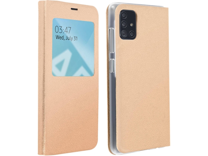 Funda Samsung Galaxy A51 AVIZAR Ventana Dorado