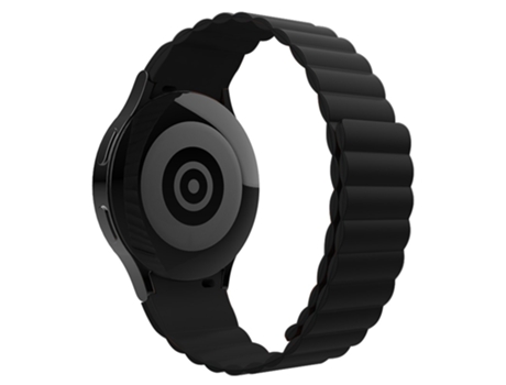 Correa de Silicona adsorción magnética para Samsung Galaxy Watch4 40mm/44mm/Watch4 Classic 42mm/46mm - negro