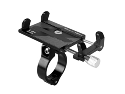 Soporte De Aluminio Para Teléfono Móvil Para Bicicleta, Motocicleta, Scooter, Soporte De Mano, Compatible Con Teléfonos Móviles De 3,0 A 6,8 Pulgadas.