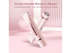 Cortapelos eléctrico recargable 2 en 1 con doble cuchilla para cortar el cabello.