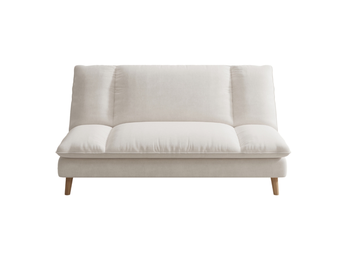 Sofá cama de 3 plazas en tejido beige VASCO CONCEPT U